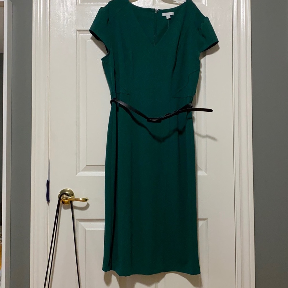 Emerald green dress